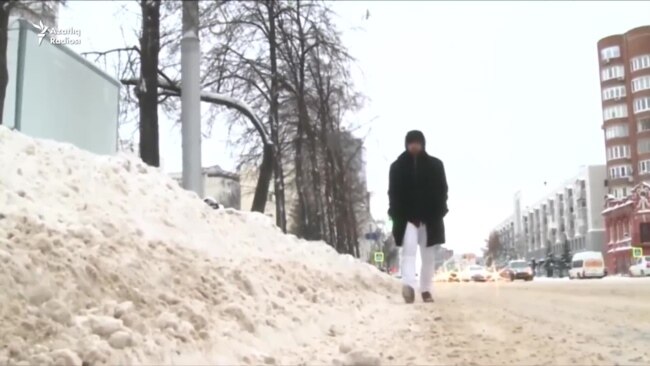 Уфа в снегу. Жители требуют отставки мэра (на башкирском языке)