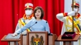 Noua președintă a R. Moldova, Maia Sandu, depune jurământul, Chișinău, 24 decembrie 2020.