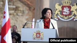 Саломе Зурабишвили на инаугурации. 16 декабря 2018 года.