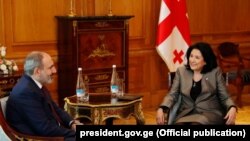 ნიკოლ ფაშინიანი ორბელიანების სასახლეში