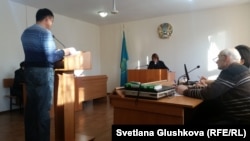 Судебное заседание по делу Айдына Егеубаева. Астана, 21 ноября 2017 года. 