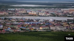 A view of Naryan-Mar, the capital city of Russia's Nenets Autonomous Okrug, which just bucked a nationwide trend by officially voting against proposed constitutional changes. 