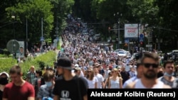 Протести во знак на поддршка на уапсениот руски гувернер Сергеј Фургал на 12 јули 2020 година 