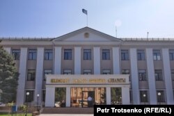 Здание городского акимата в Шымкенте. 24 августа 2018 года.