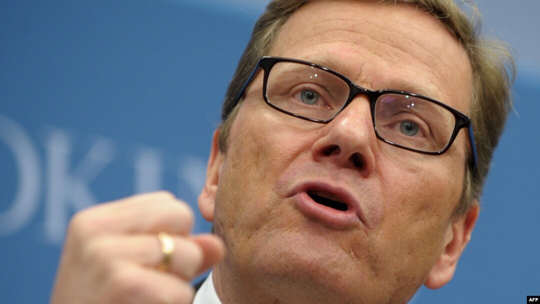 German Foreign Minister Guido Westerwelle