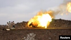 Siriýanyň azat armiýasynyň söweşijileri