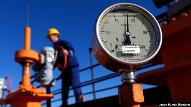 Budapeştdən 170 kilometr cənubda, Kişkundorojmada qaz paylama məntəqəsi.