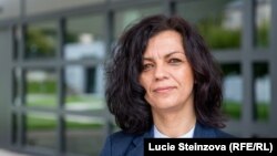 Czech Republic -- RFE/RL Balkan Service Director Arbana Vidishiqi. Prague, September 2, 2017