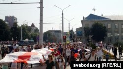 Пратэстны марш у Магілёве, 30 жніўня