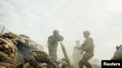 File photo of NATO troops in Afghanistan.