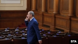 Țvetan Țvetanov în Parlamentul de la Sofia