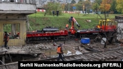 Наслідки російського удару по станції метро «Чернігівська», Київ, 19 жовтня 2026 року