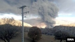 نمایی از آتش‌سوزی در خط لوله مارون- اصفهان