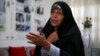 Faezeh Hashemi, the activist daughter of Iran's late President Akbar Hashemi Rafsanjani, speaks in an interview with The Associated Press, in Tehran, September 6, 2018