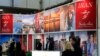 Visitors browse the exhibition stand of Iran at the International Tourism Trade Fair (ITB) in Berlin, March 9, 2016. File photo