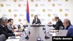 Armenia - The Armenian government's Constitutional Reform Council holds a meeting chaired by Justice Minister Srbuhi Galian, Yerevan, November 27, 2025.