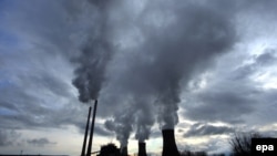 Termocentrali me qymyr në Manastir të Maqedonisë së Veriut. 