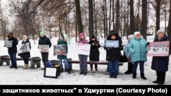 Митинг за строительство приютов и против вольерной охоты 19 января