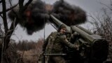 UKRAINE - King Danylo of the Ukrainian Armed Forces fires a 2s5 "Hyacinth-s" self-propelled howitzer towards Russian troops, Donetsk region, November 18, 2024