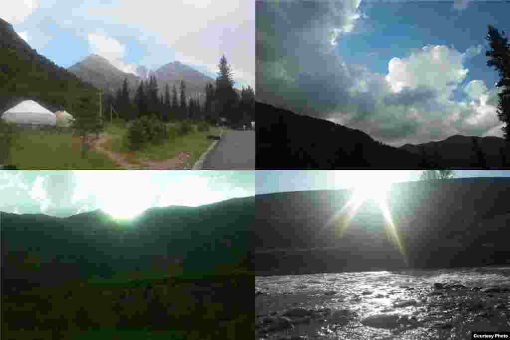 Janis Mjartans, 14, photographed the Tian Shan Mountains in Kyrgyzstan's Ala Archa National Park.