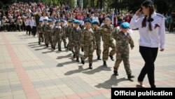 Парад дошкольных войск в Пятигорске