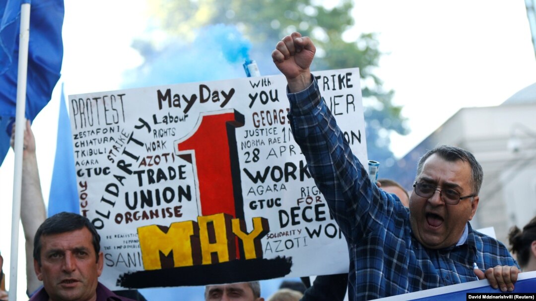 Tbilisidə 1 may yürüşü