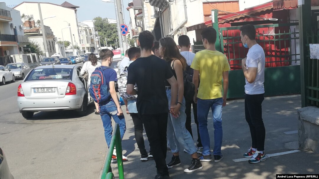 Prima zi de școală în 2020.