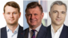 Colaj foto, de la stânga la dreapta: Andrian Gavriliță, Valeriu Chiveri, Eugen Osmochescu