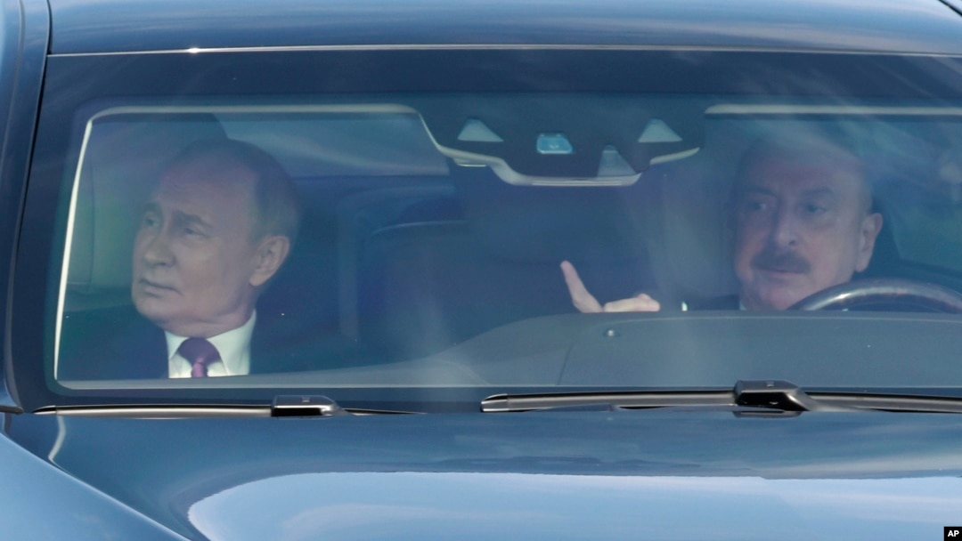 Владимир Путин и Ильхам Алиев, 19 августа 2024 года, Баку