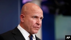 White House national security adviser H.R. McMaster