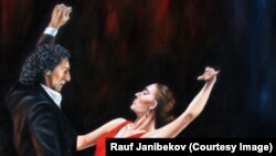Фрагмент картины азербайджанского художника Рауфа Джанибекова "Фламенко"