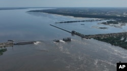 Kyiv has blamed Russian forces for blowing up the Nova Kakhovka dam on the night of June 6, 2023.