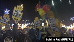 Антивладини протести, Букурешт, 10.12.2017.