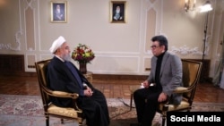 مصاحبه تلویزیونی حسن روحانی.