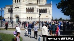 Владимирский собор в Херсонесе, Севастополь, 8 апреля 2018 год 