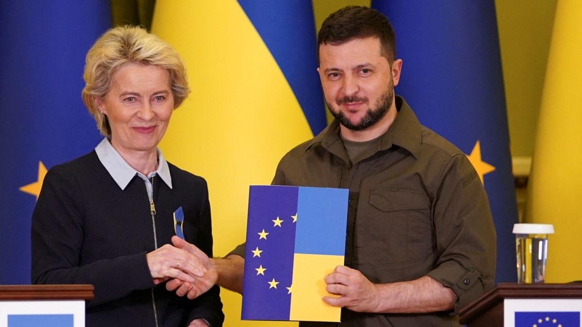 Председателката на Европейската комисия Урсула фон дер Лайен увери Украйна