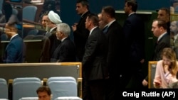 خروج روحانی از نشست مجمع عمومی سازمان ملل پیش از سخنرانی در مجمع
