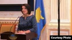 Претседателката на Косово, Атифете Јахјага.