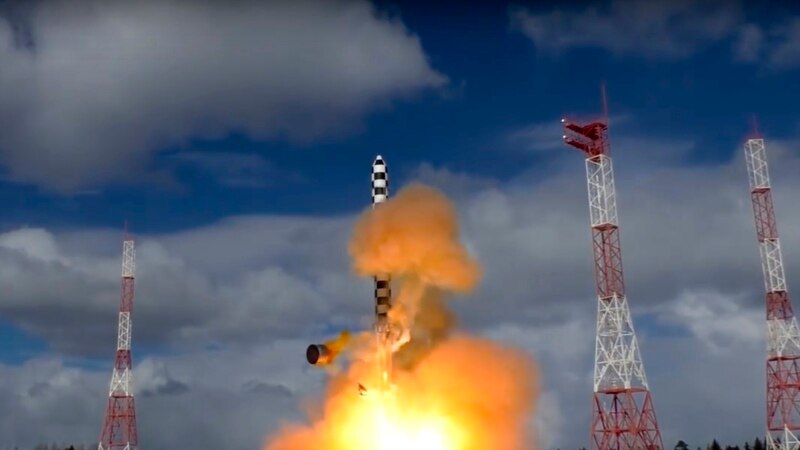 Минобороны России показало испытания ракеты «Сармат» 