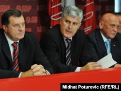 Milorad Dodik, Dragan Čović i Sulejman Tihić, septembar 2011.