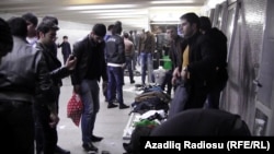 Bakı metrosunda ticarət