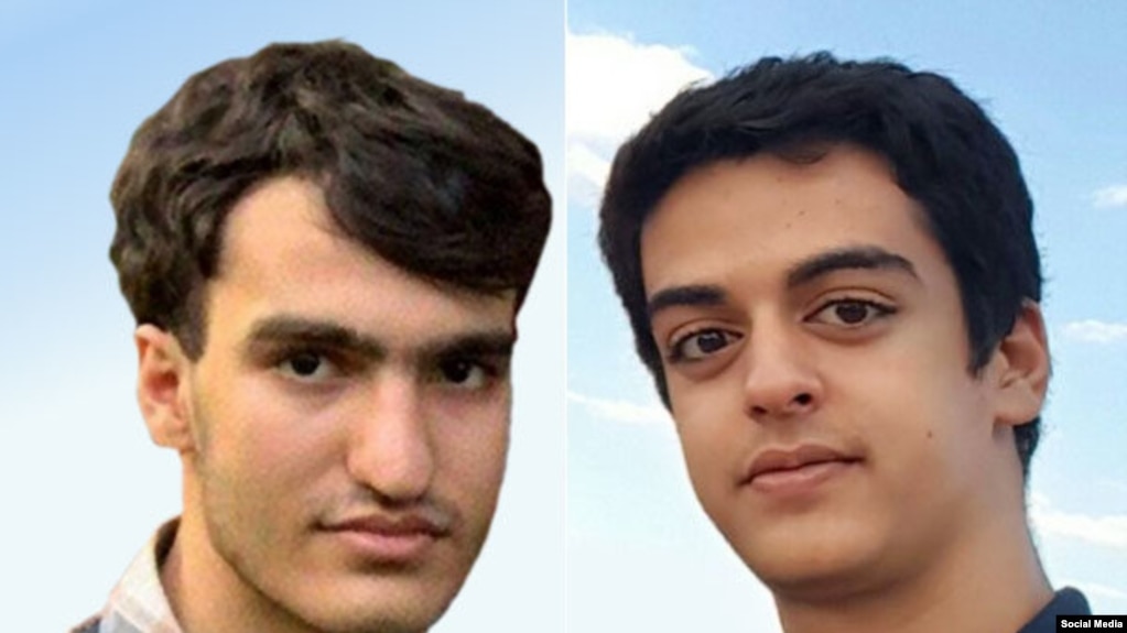 علی یونسی (راست) و امیرحسین مرادی هرکدام به ۱۶ سال حبس محکوم شده‌اند