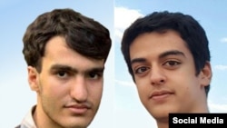 علی یونسی (راست) و امیرحسین مرادی (چپ)