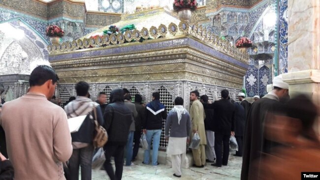 Pilgrims come to the Masumeh shrine in Qom from all over the Muslim world.