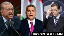 Politika suprotna principima EU: Redžep Tajip Erdogan, Viktor Orban i Aleksandar Vučić