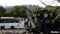 Уничтоженная американскими ударами техника на военной базе Ла-Карлота в Венесуэле. 2 января 2026 года