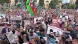 Activists Stage Rare Mass Protest In Baku