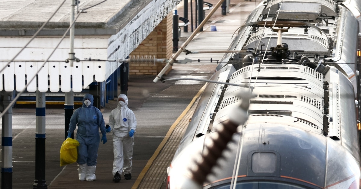 ბრიტანეთში დააკავეს მატარებლის მგზავრების დაჭრაში ეჭვმიტანილი ორი მამაკაცი, ორივე ბრიტანეთის მოქალაქეა