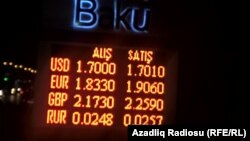 Valyuta məzənnələri, 03.09.2016
