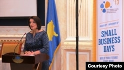 Presidentja e Kosovës, Atifete Jahjaga.